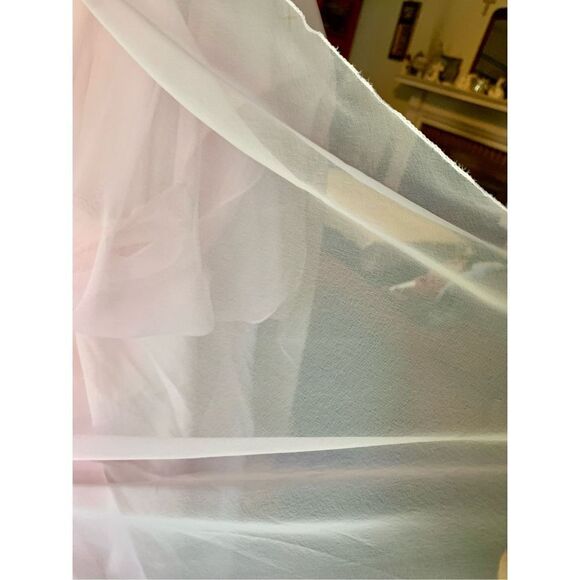 Vintage Pink Homemade Chiffon Maxi Dress - Picture 3 of 15